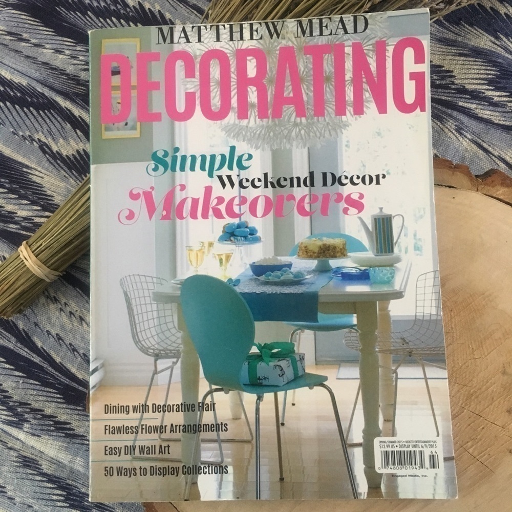 🦋 Matthew Mead Decorating Magazine Book